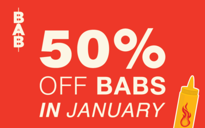 50% off Babs